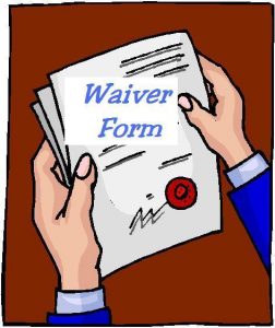 waiver form