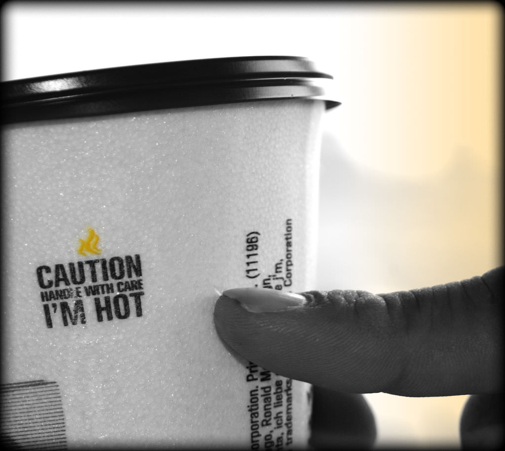 Mcdonalds Coffee Cup Warning